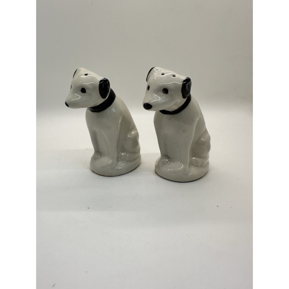VNTAGE NIPPER RCA RADIO DOG MASCOT SALT & PEPPER SHAKER SET